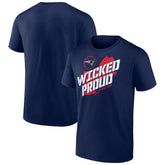 New England Patriots Hometown Collection Prime Time T-Shirt Navy | NFL