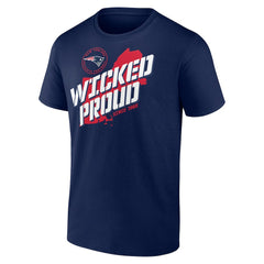 New England Patriots Hometown Collection Prime Time T-Shirt Navy | NFL