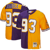 John Randle Minnesota Vikings 1998 Split Legacy Replica Jersey Purple/Gold | Mitchell & Ness