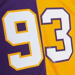 John Randle Minnesota Vikings 1998 Split Legacy Replica Jersey Purple/Gold | Mitchell & Ness