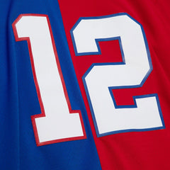 Jim Kelly Buffalo Bills 1990 Split Legacy Replica Jersey Royal/Red | Mitchell & Ness