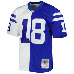 Peyton Manning Indianapolis Colts 1998 Split Legacy Replica Jersey Royal/White | Mitchell & Ness