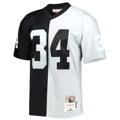 Bo Jackson Las Vegas Raiders 1988 Split Legacy Replica Jersey Black/Silver | Mitchell & Ness