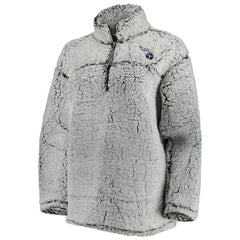 Tennessee Titans G-III 4Her by Carl Banks Women's Sherpa Quarter-Zip Jacket Gray | NFL