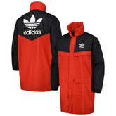 Manchester United Originals Hoodie Full-Zip Bench Jacket Red/Black | Adidas Sale