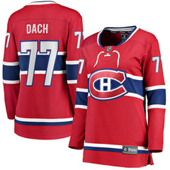 Kirby Dach Montreal Canadiens Fanatics Women's Home Breakaway Player Jersey - Red - NHL