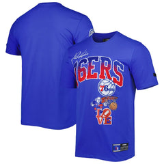 Philadelphia 76ers Pro Standard Hometown Chenille T-Shirt Royal - NBA