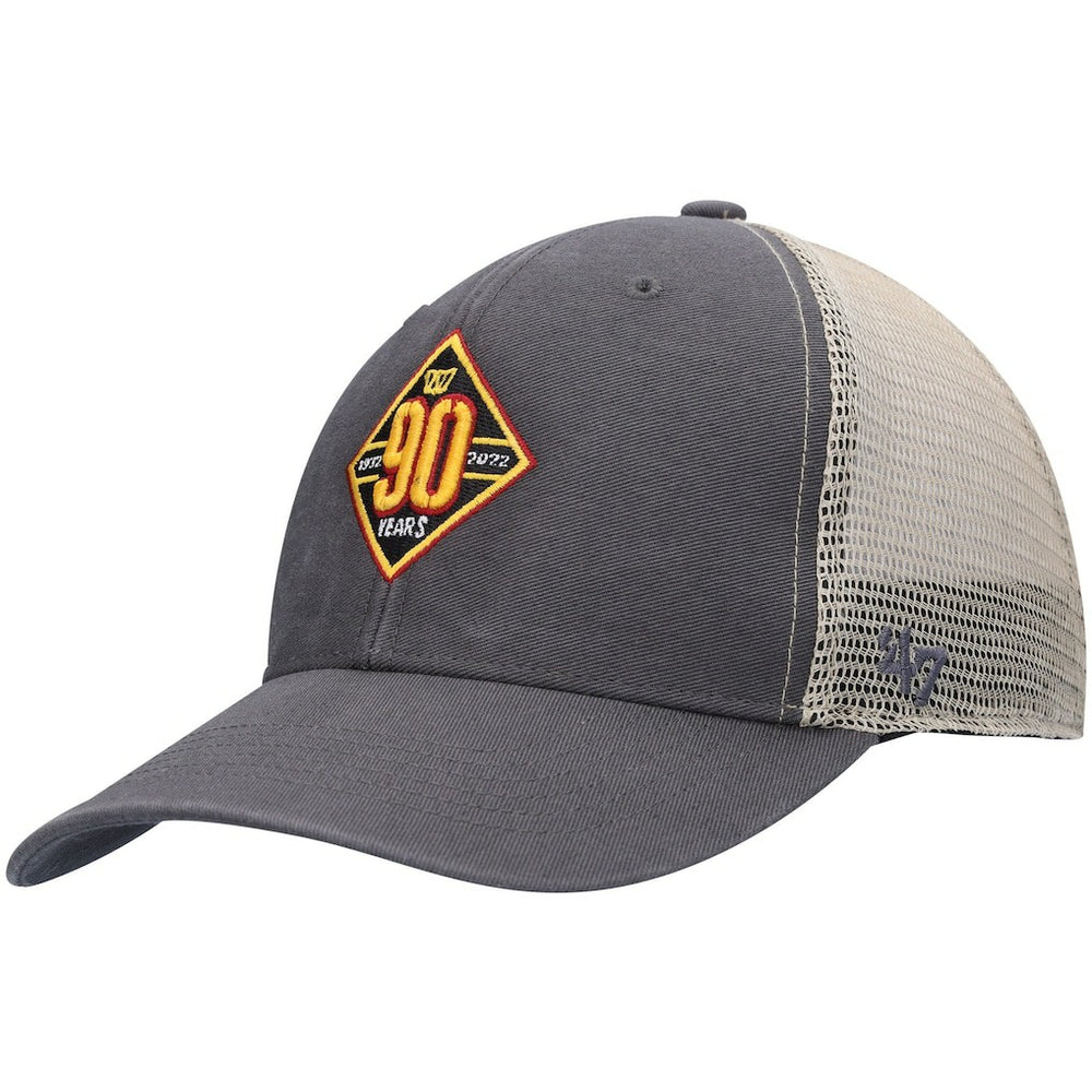 Washington Commanders '47 90th Season MVP Trucker Snapback Hat Charcoal/Natural | 47 brand