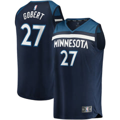 Rudy Gobert Minnesota Timberwolves Fast Break Replica Jersey Icon Edition Navy - NBA