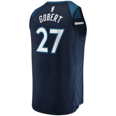 Rudy Gobert Minnesota Timberwolves Fast Break Replica Jersey Icon Edition Navy - NBA