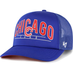 Chicago Cubs '47 Backhaul Foam Trucker Snapback Hat - MLB
