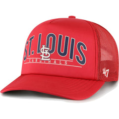St. Louis Cardinals '47 Backhaul Foam Trucker Snapback Hat - MLB