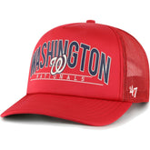 Washington Nationals '47 Backhaul Foam Trucker Snapback Hat - MLB