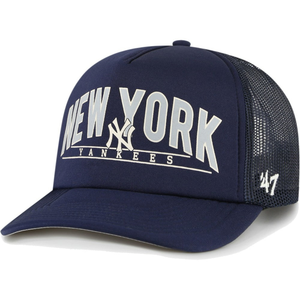 New York Yankees '47 Backhaul Foam Trucker Snapback Hat - MLB