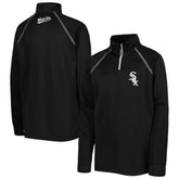 Chicago White Sox Stitches Youth Team Raglan Quarter-Zip Jacket - MLB