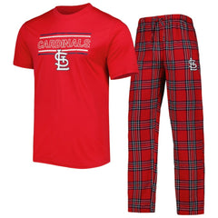 St. Louis Cardinals Concepts Sport Badge Top & Pants Sleep Set - MLB