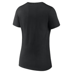 New Orleans Saints Women's Shine Time V-Neck T-Shirt Black | Fanatics
