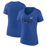 Indianapolis Colts Women's Shine Time V-Neck T-Shirt Royal | Fanatics