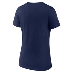 Tennessee Titans Women's Shine Time V-Neck T-Shirt Navy | Fanatics