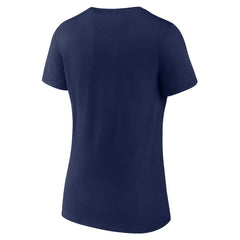New England Patriots Women's Shine Time V-Neck T-Shirt Navy | Fanatics