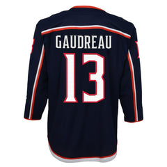 Johnny Gaudreau Columbus Blue Jackets Youth 2022/23 Premier Player Jersey - Navy - NHL