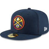 Denver Nuggets Team 59FIFTY Fitted Hat Navy - NBA