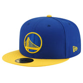 Golden State Warriors 2-Tone 59FIFTY Fitted Hat Royal/Gold - NBA