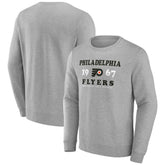 Philadelphia Flyers Fanatics Fierce Competitor Pullover Sweatshirt - Heather Charcoal - NHL
