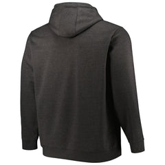 Tampa Bay Lightning Fanatics Big & Tall Dynasty Pullover Hoodie - Heather Charcoal - NHL