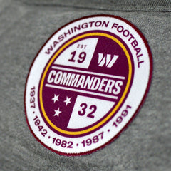 Washington Commanders DC PROPER Signature Raglan Vintage Pullover Sweatshirt Heather Gray | NFL