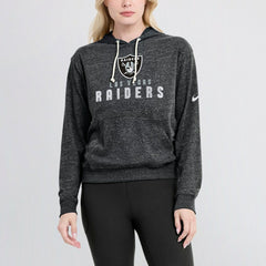 Las Vegas Raiders Women's Gym Vintage Lightweight Pullover Hoodie Black | Nike for Sale