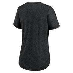 New Orleans Saints Women's Local Fashion Tri-Blend T-Shirt Heather Black | Nike for Sale