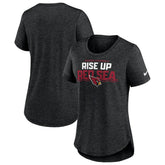 Arizona Cardinals Women's Local Fashion Tri-Blend T-Shirt Heather Black | Nike for Sale
