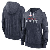 New England Patriots Women's Plus Size Gym Vintage Pullover Hoodie Navy | Nike for Sale