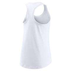Atlanta Falcons Women's Tri-Blend Scoop Neck Racerback Tank Top White | Nike for Sale