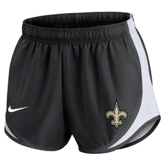 New Orleans Saints Women's Performance Tempo Shorts Black | Nike for Sale