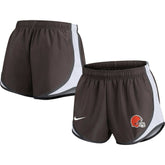 Cleveland Browns Women's Performance Tempo Shorts Brown | Nike for Sale