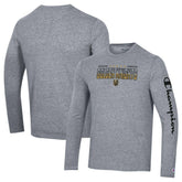 Vegas Golden Knights Champion Tri-Blend Long Sleeve T-Shirt - Heather Gray - NHL