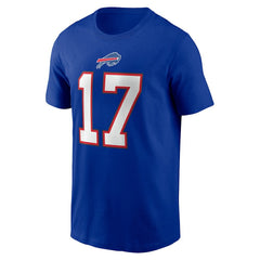 Josh Allen Buffalo Bills Player Name & Number T-Shirt Royal | Nike for Sale