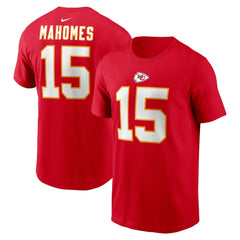 Patrick Mahomes Kansas City Chiefs Player Name & Number T-Shirt Red | Nike for Sale