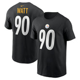 T.J. Watt Pittsburgh Steelers Player Name & Number T-Shirt Black | Nike for Sale
