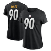 T.J. Watt Pittsburgh Steelers Women's Player Name & Number T-Shirt Black | Nike for Sale