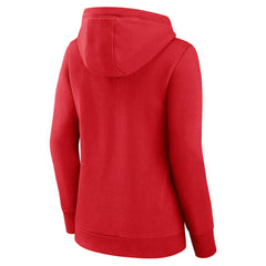 St. Louis Cardinals Fanatics Women's Simplicity Crossover V-Neck Pullover Hoodie - MLB