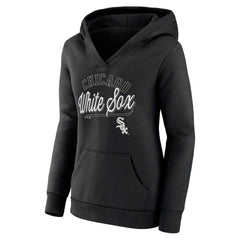 Chicago White Sox Fanatics Women's Simplicity Crossover V-Neck Pullover Hoodie - MLB