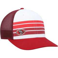San Francisco 49ers '47 Youth Cove Trucker Snapback Hat White/Scarlet | 47 brand