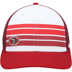San Francisco 49ers '47 Youth Cove Trucker Snapback Hat White/Scarlet | 47 brand