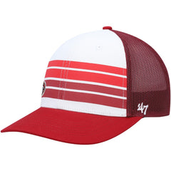 San Francisco 49ers '47 Youth Cove Trucker Snapback Hat White/Scarlet | 47 brand