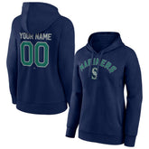 Seattle Mariners Women's Personalized Team Winning Streak Pullover Hoodie - MLB