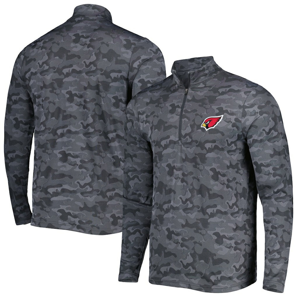 Arizona Cardinals Antigua Brigade Quarter-Zip Sweatshirt Black | NFL