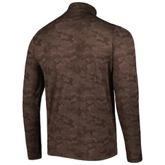 Cleveland Browns Antigua Brigade Quarter-Zip Sweatshirt Brown | NFL